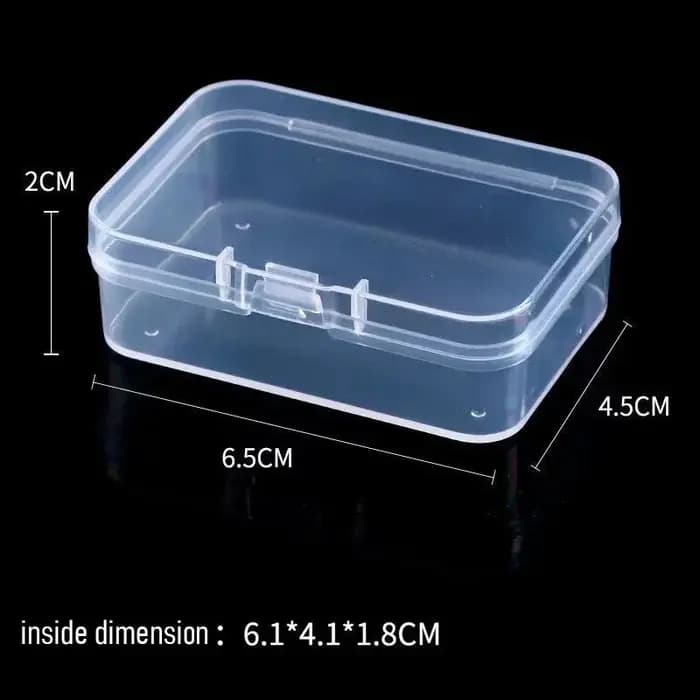 Boîtes de rangement transparentes pour pièces d'art et d'artisanat