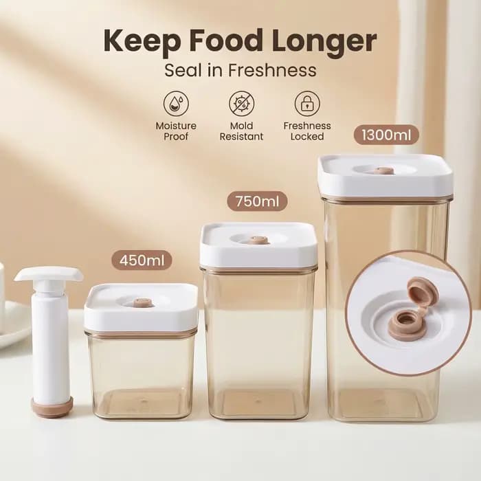 Boîte de conservation sous vide 1 pièce/3 pièces