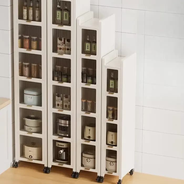 Support de rangement sur espace étroit sur pied