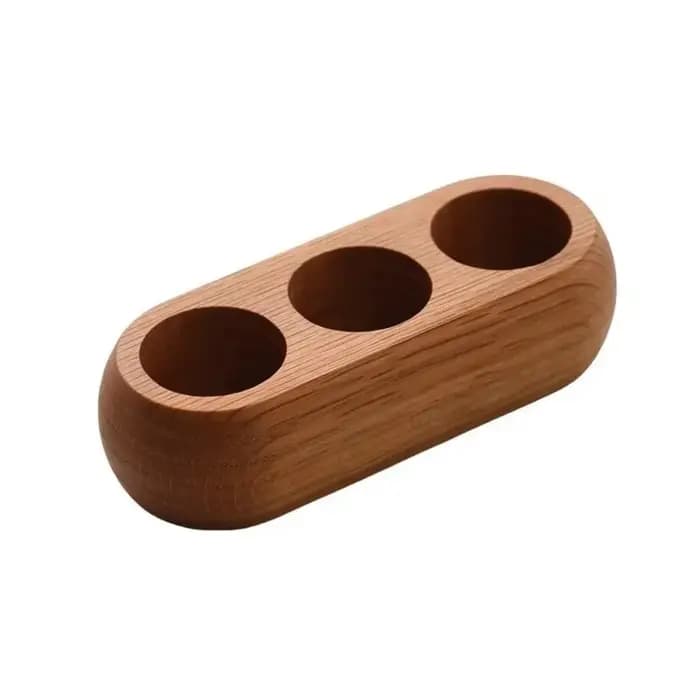 Étagère de rangement portable pour huiles essentielles en bois