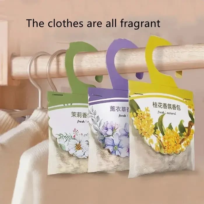 Sachet naturel suspendu à la lavande, paquet d'épices, placard de chambre à coucher, aromathérapie, désodorisant longue durée