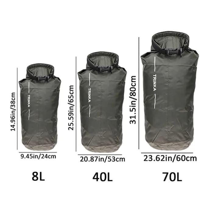 Sac de rangement étanche 8L 40L 70L