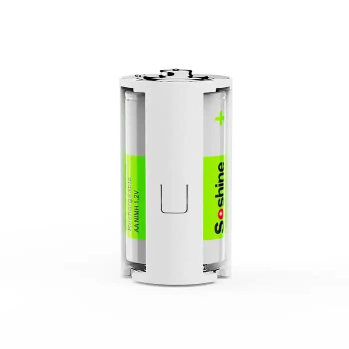 Soshine 3 AA à D convertisseur de batterie adaptateur support Portable boîte de rangement 3 AA à 1 D taille commutateur convertisseur boîtier de support de batterie