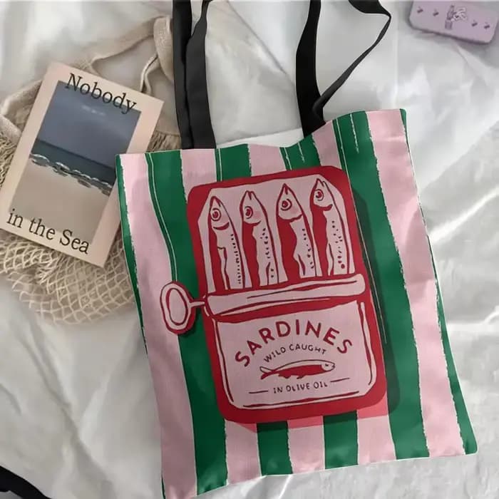 Sacs de rangement pour boîtes de conserve de sardines Coastal Charm