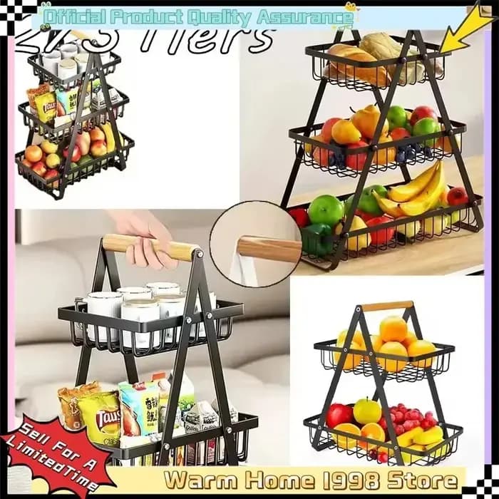 Support de cuisine pour fruits et légumes bleus