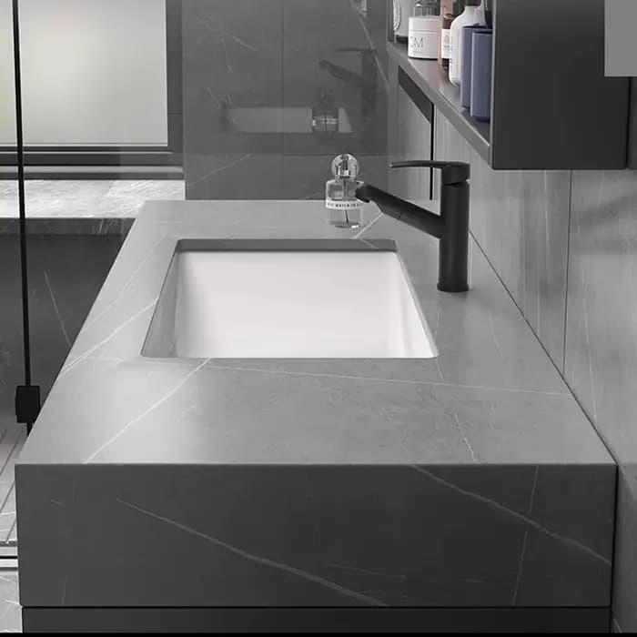 Lavabo sol armoires de salle de bain Vintage tiroir lumière toilette