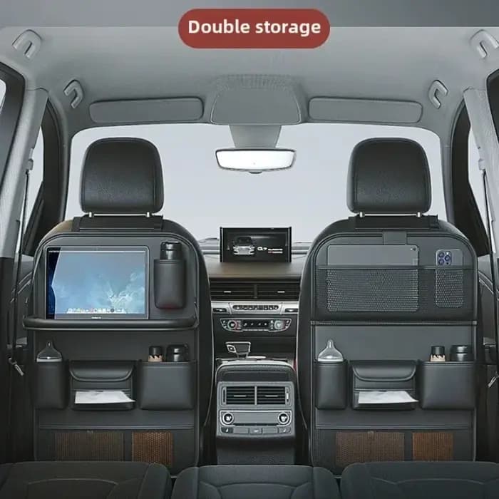 Support de rangement pour dossier de siège de voiture, sac de rangement pour dossier de siège, petite table pliante pour rangement arrière de voiture, accessoires pour essentiels de voiture