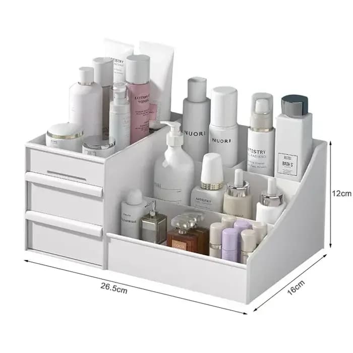 Boîte de rangement en plastique pour maquillage