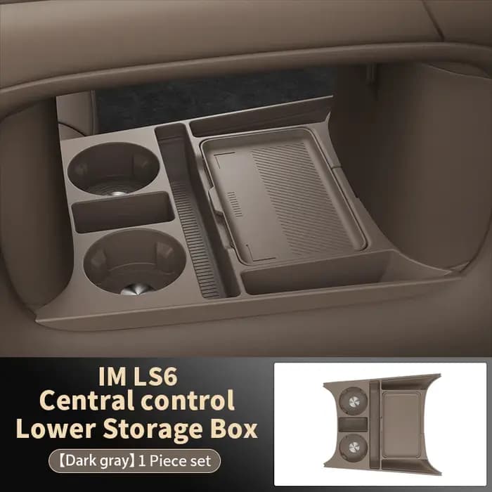 Boîte de rangement pour console centrale inférieure