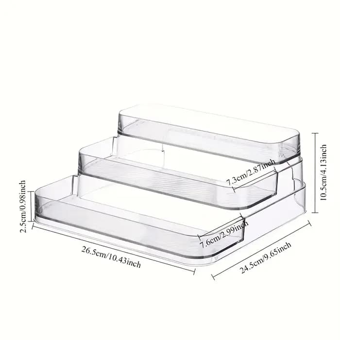 Boîte de rangement pour parfums - Boîte de rangement pour cosmétiques, support transparent robuste,