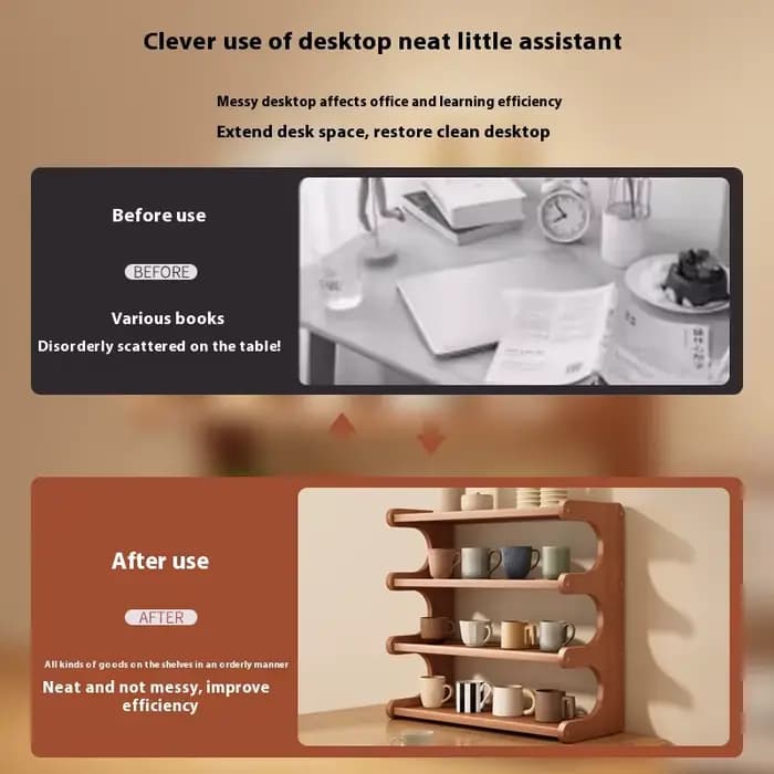 Étagère de rangement de bureau multi-niveaux en métal