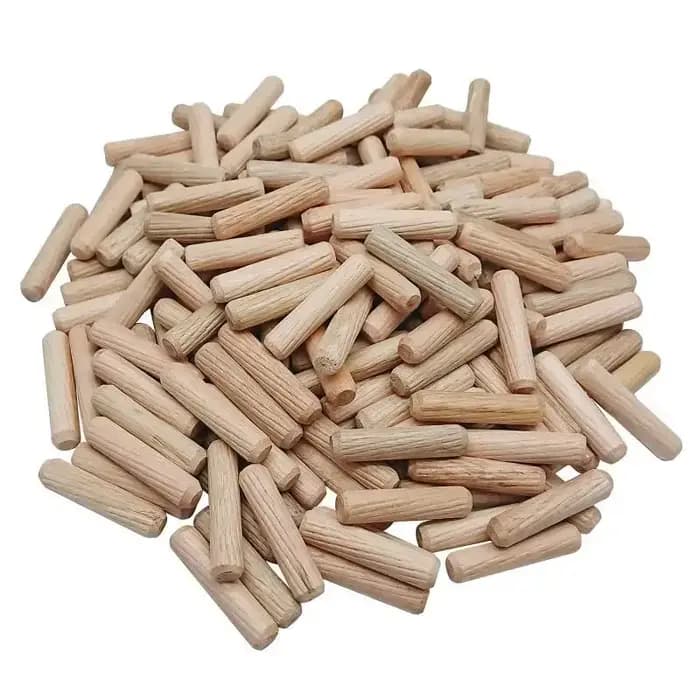 100/50pcs cheville en bois armoire tiroir rainure ronde