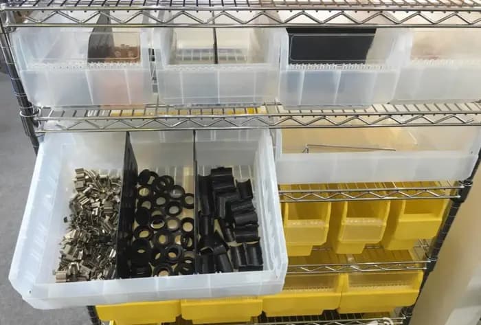 Étagère en acier, 860 x 600 x 1800 mm, étagère de rangement en fil métallique chromé, étagère à bacs, étagère de sol robuste