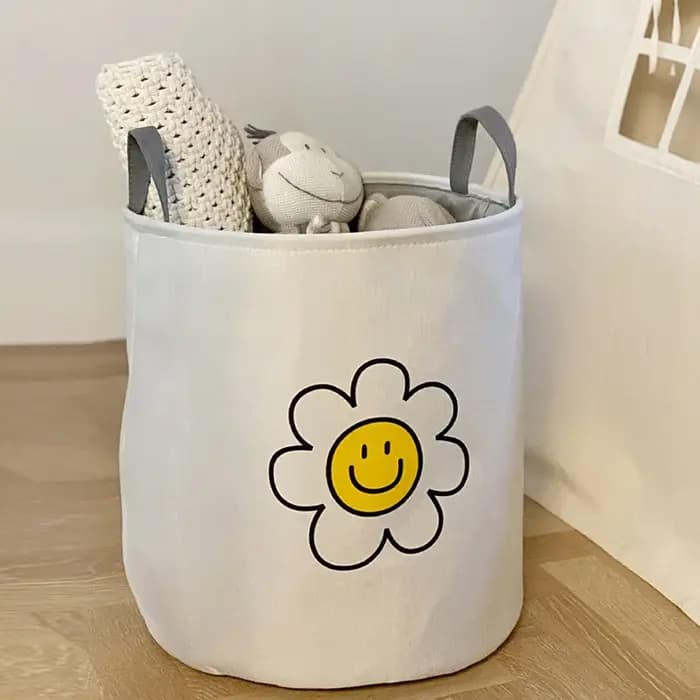 Seau de rangement en tissu épais, dortoir d'étudiants, balcon domestique, vêtements sales, panier de rangement de jouets pour enfants