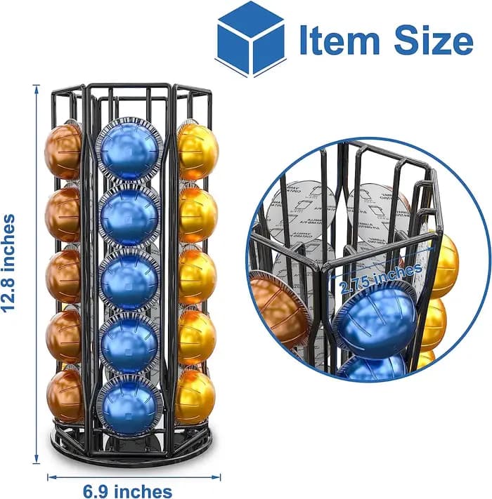 Costume pour Vertuo porte-dosette tiroir café dosette organisateur stockage pour Vertuoline Capsules