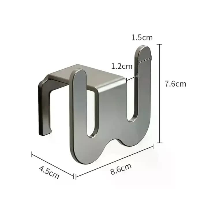 Étagère murale pour pantoufles de salle de bain