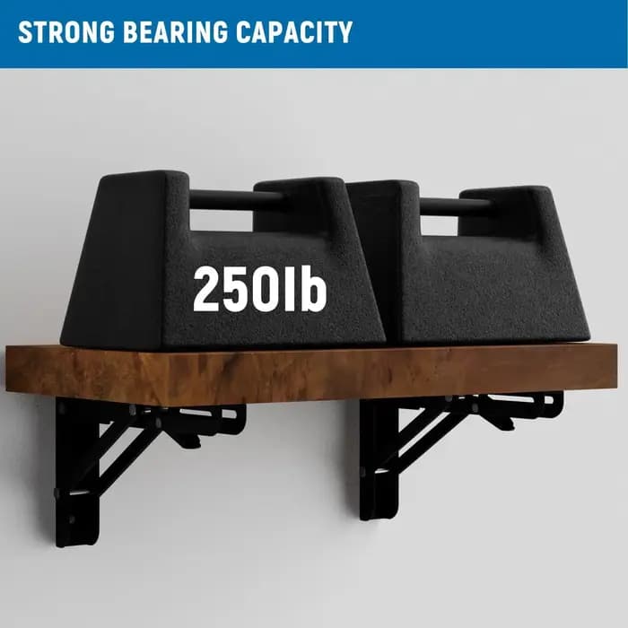 Ensemble de 2 supports pliants réglables robustes