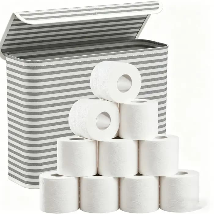 Support de rangement pour papier toilette pour 9 à 12 rouleaux