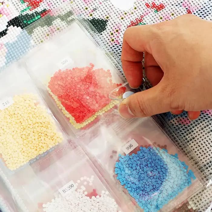 Livre de rangement pour peinture diamant A5