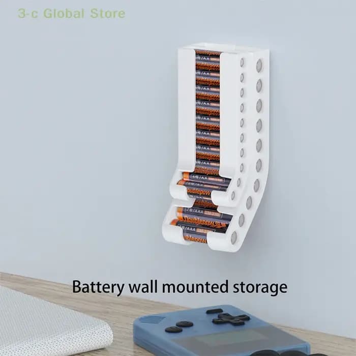 Support de stockage de batterie, petit support mural, distributeur