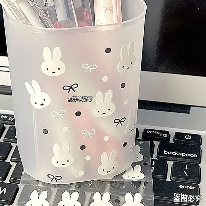 Boîte de rangement Miffy transparente
