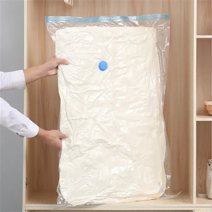 Sac de rangement sous vide avec valve