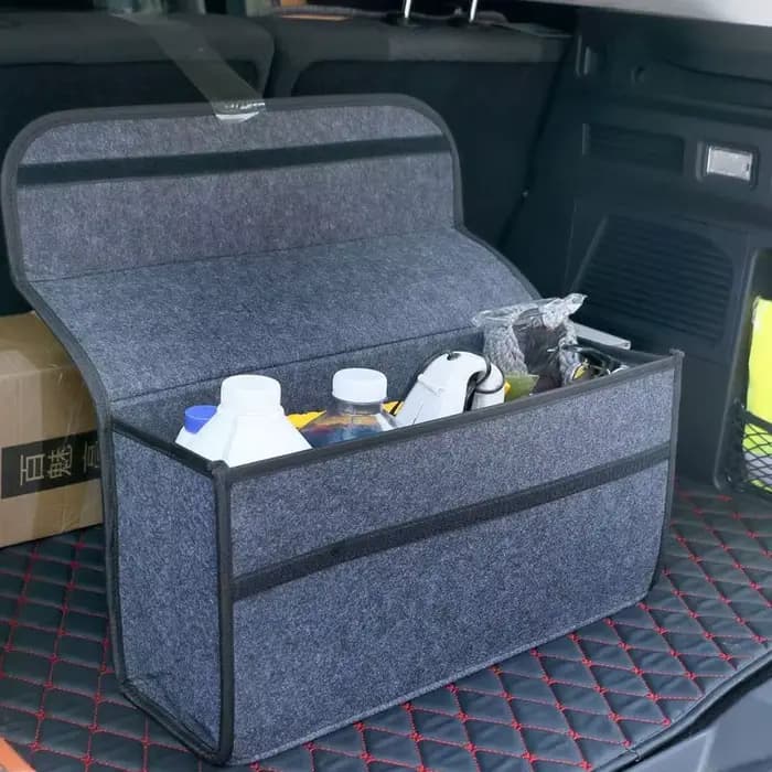 Boîte de rangement en feutre pour voiture