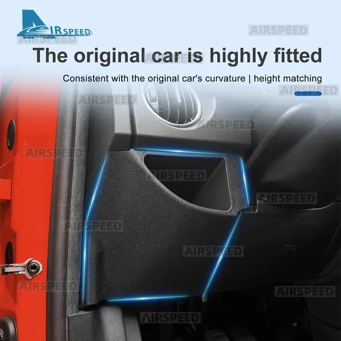 Boîte de rangement de remplacement pour conducteur de voiture LHD pour Abarth 595 695 595C 695C (2012-2024)