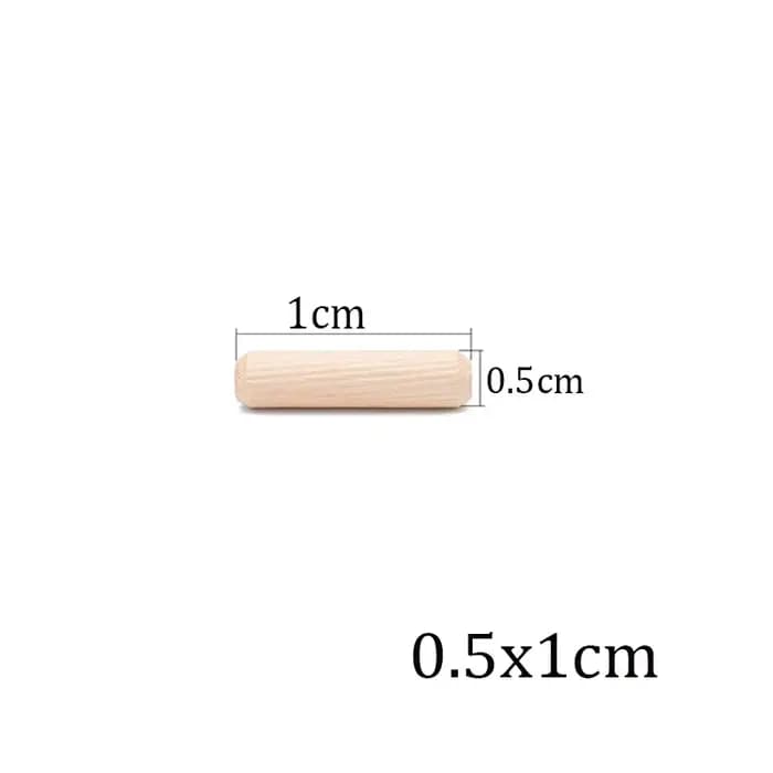 100/50pcs cheville en bois armoire tiroir rainure ronde bois artisanat cheville tige ensemble meuble