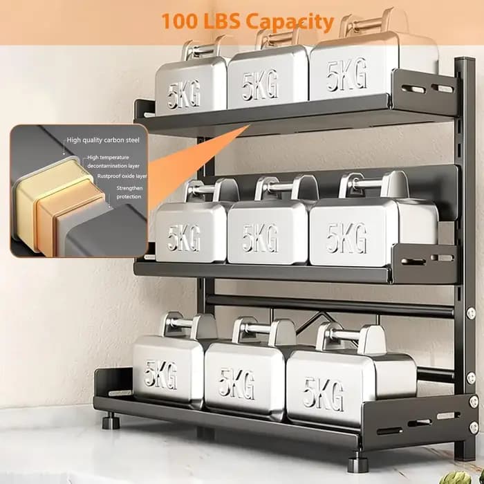 Support de rangement d'épices à 3 niveaux pour comptoir