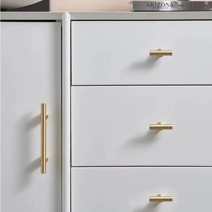 Poignée de meuble en laiton créative
