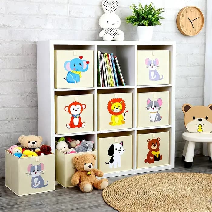 Organisateur de rangement en forme de cube pour jouets d'enfants