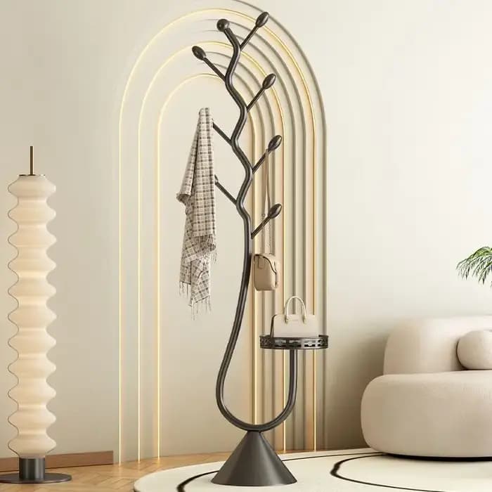 IntermeFloor-Cintre sur pied pour manteau en fer