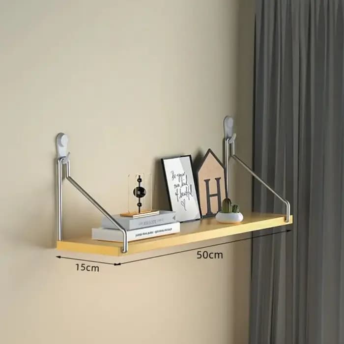 Décor esthétique matériau en bois étagère murale