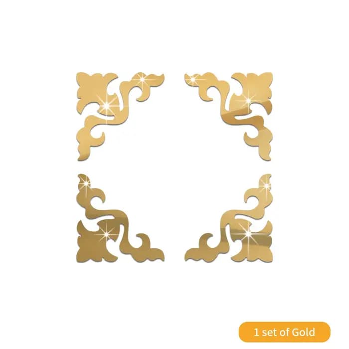 Autocollant de miroir de décoration de meubles