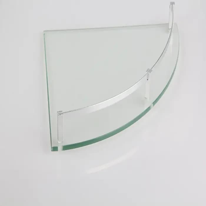 HOGlass-Support d'étagère triangulaire pour bain-douche