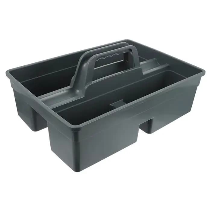 Organisateur d'outils de nettoyage, fournitures, panier, boîte à poignée, fourre-tout en plastique,