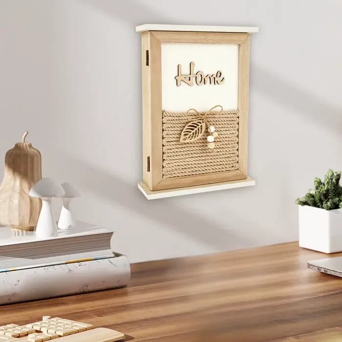 Boîte à clés en bois, armoire de rangement