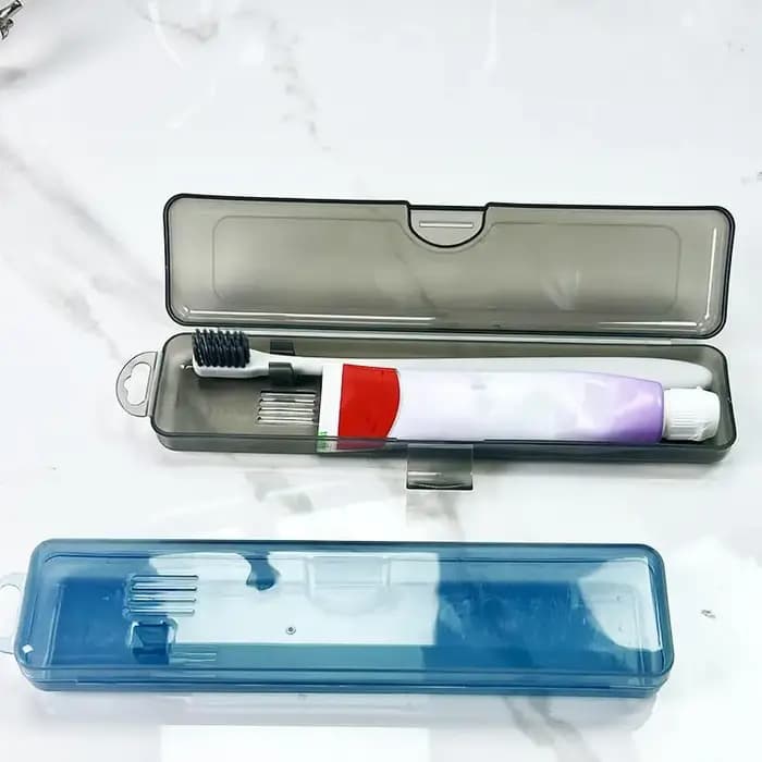 Boîte à brosse à dents transparente