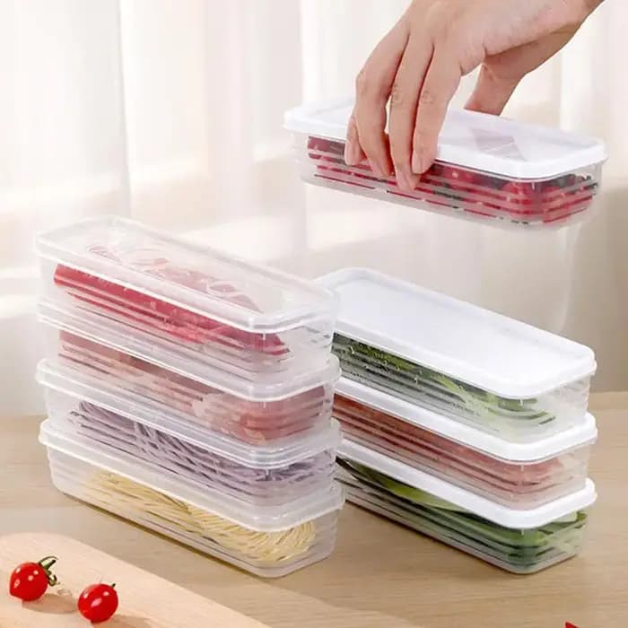 Boîte à nouilles fraîches en plastique