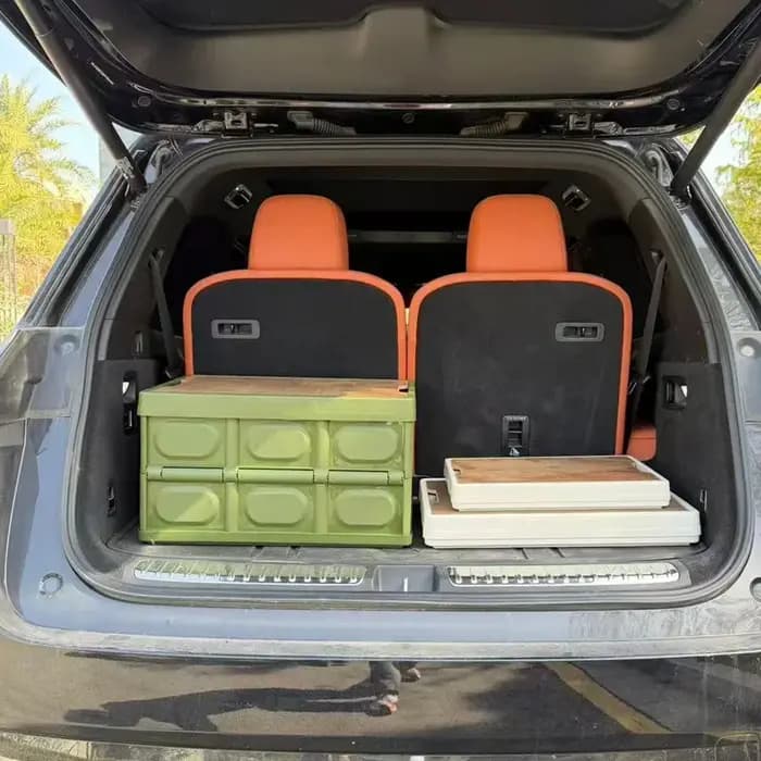 Boîtes de rangement pour coffre de voiture en plastique