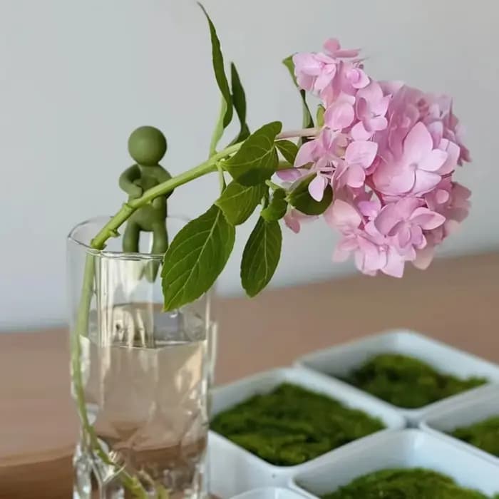 Support pour plantes coloré à 3 niveaux - Le support à fleurs en plastique présente un design unique, pratique pour la culture des plantes et le rangement des fleurs.