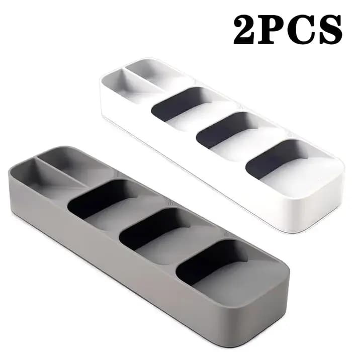 Plateau de rangement multifonctionnel pour couverts