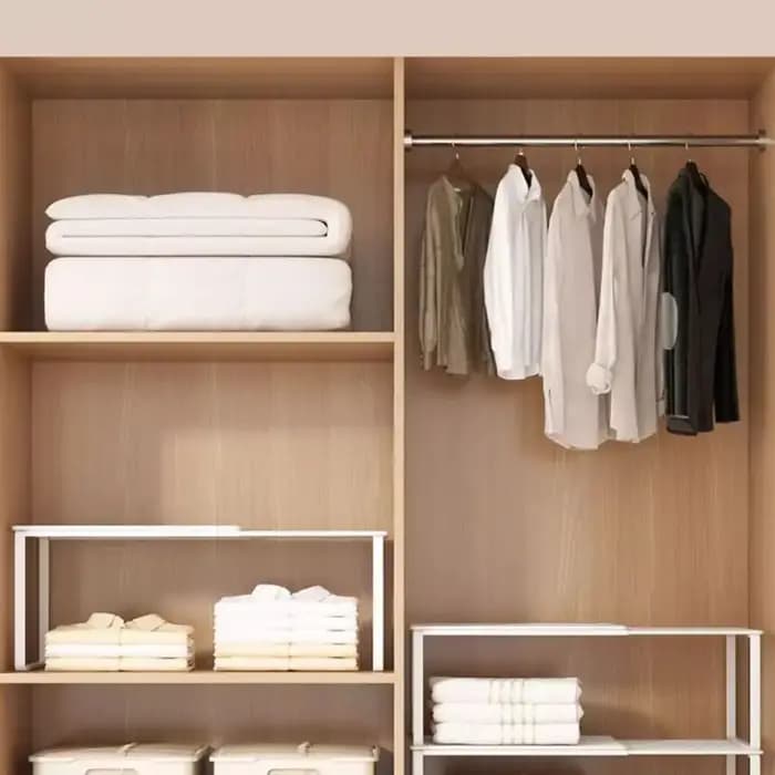 Étagère de placard en métal DIY extensible et réglable