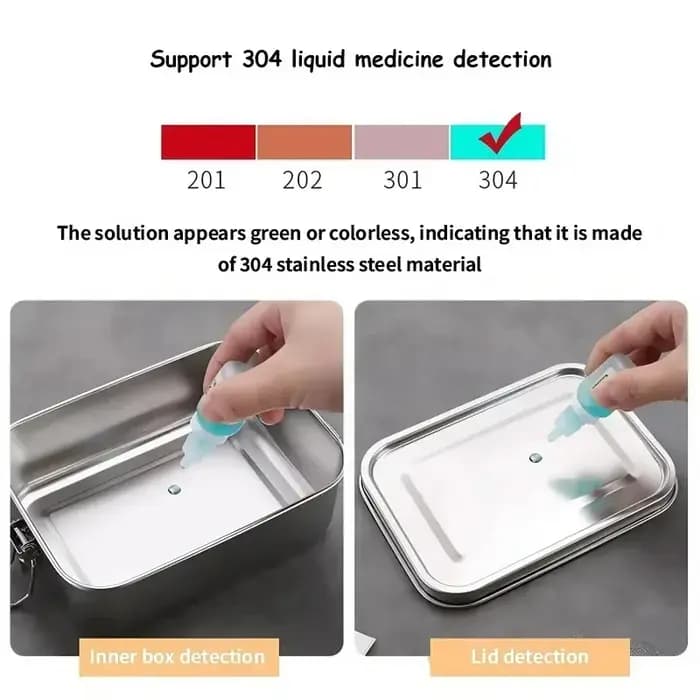 Boîte à déjeuner en acier inoxydable pour enfants et adultes