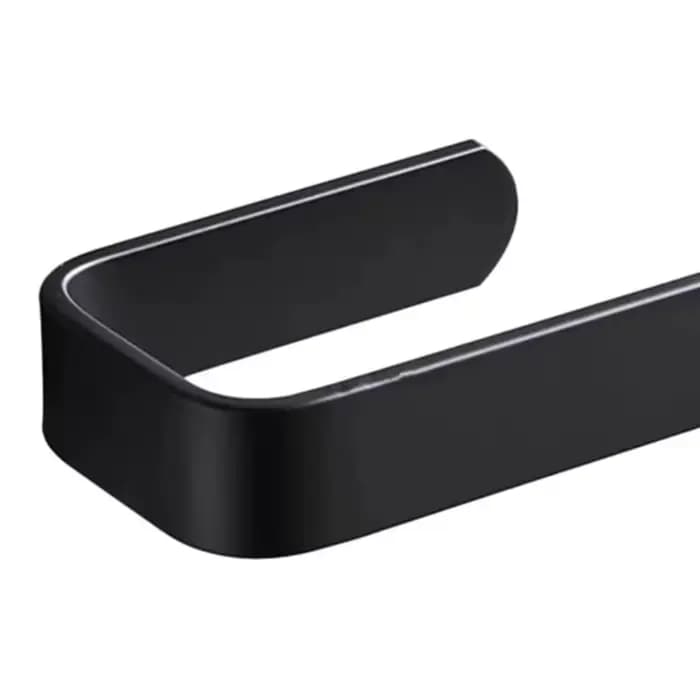 Porte-serviettes de salle de bain blanc sans perçage