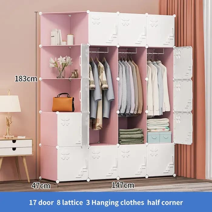 Armoire de rangement pliable moderne pour la maison