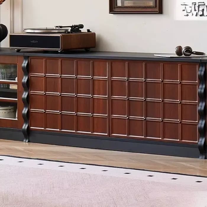 Porte européenne meuble Tv Vintage salon Unique
