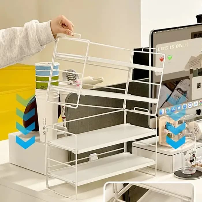 Étagère de bureau flottante pour présentation