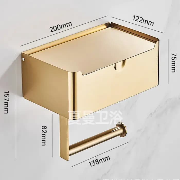 Porte-papier hygiénique avec étagère